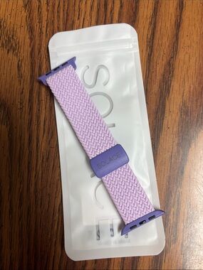 Solace Lavender Braided Apple watch band - fits Apple Watch 44/45/46/49mm. New